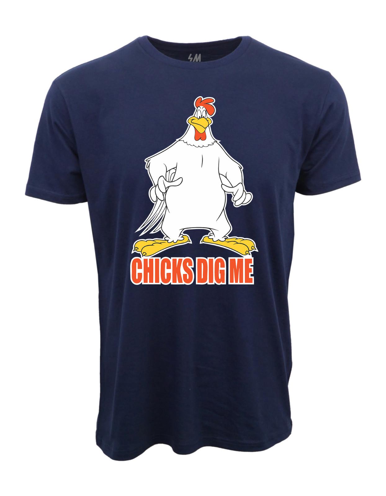 Chicks Dig Me Graphic T shirt L
