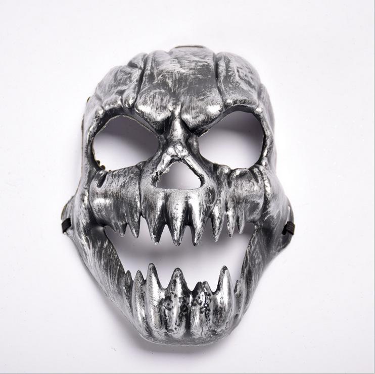 New Cloth Patch Fire Qilin Ghost Mask with Antique Fangs