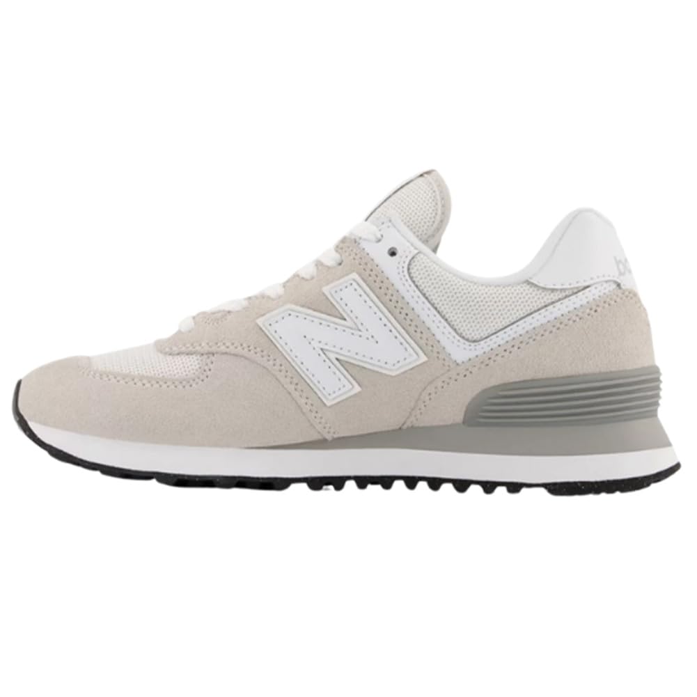 New Balance WL574 Sneakers Gray Japanese Shoe Women s (White (EVW), Size, Adult, Numeric, 22.5 cm) [Used]