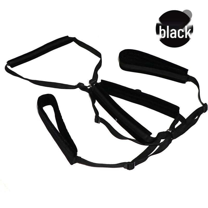 Bondage Door Restraint Strap and Handcuffs Set