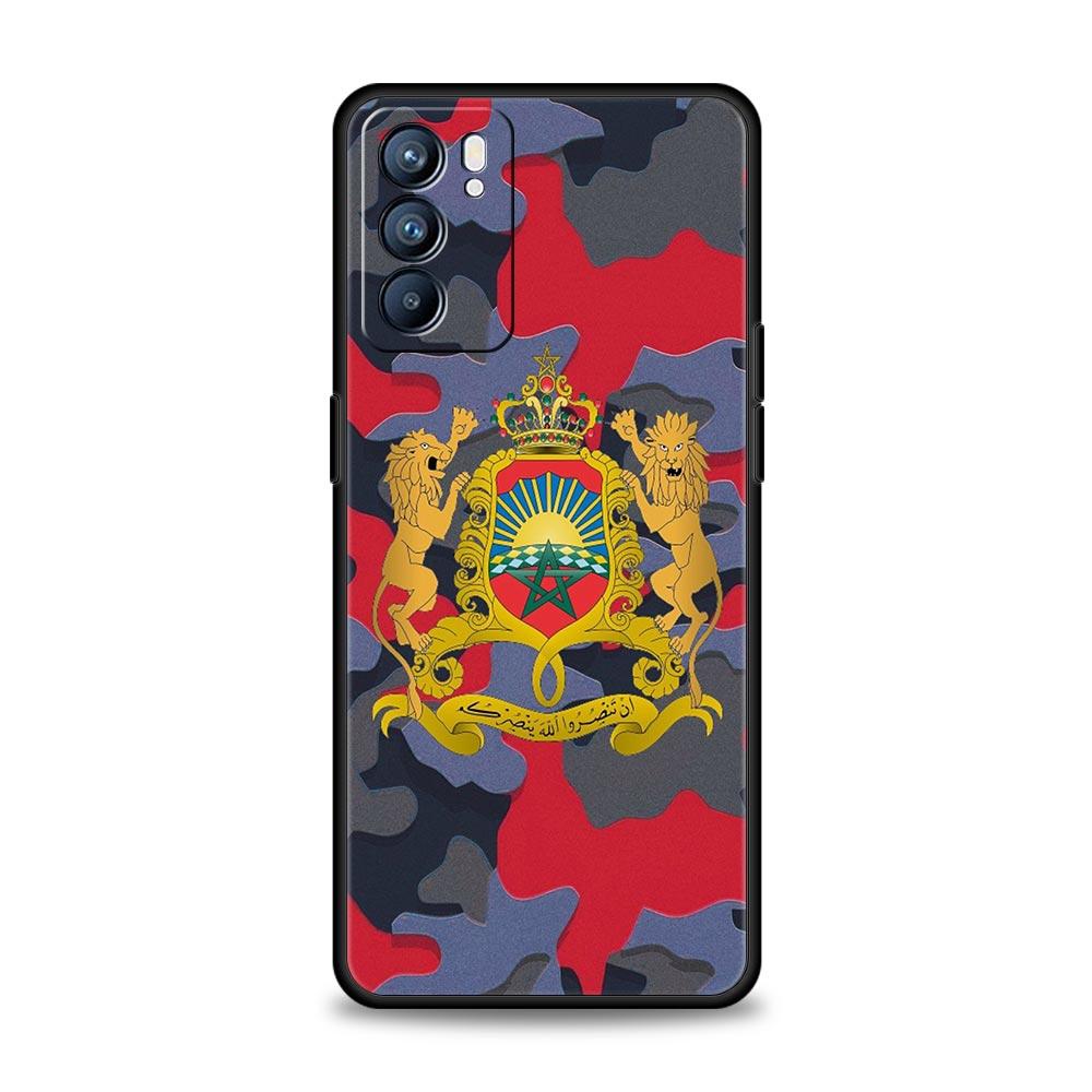 

Case For Oppo Reno13 Reno12 Reno11 F Reno10 Pro A54 A53 A95 A76 A57 A98 A80 A79 5G A78 4G Cover Moroccan flag Morocco passport Oppo Reno13