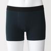 MUJI Cotton Jersey Boxer Closed Dark Size M Men's Briefs, Front, FA19BA6S, Navy,