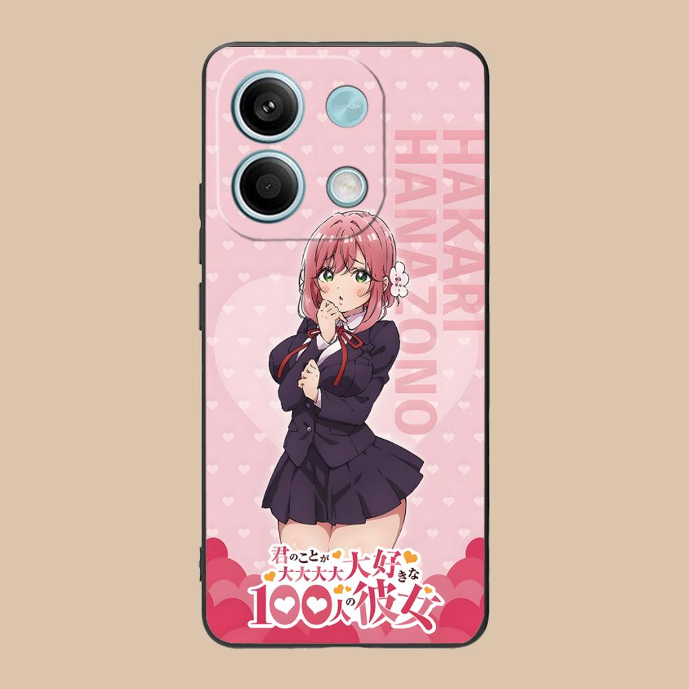 Anime Hakari Hanazono Mattes Handyhülle für POCO F8 F7 F6 F5 F4 F3 F2 Pro GT C75 C71 C65 C61 C40 Pro Ultra Bunte Hülle
