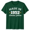Gemaakt In 1952 Unisex T-shirt 74e Verjaardagscadeau Beperkte Editie