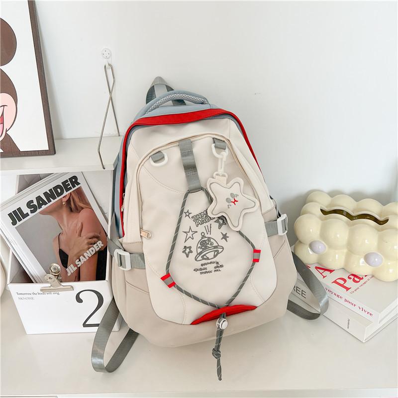 Sweet girl schoolbag college style junior high school student backpack new treasure backpack female