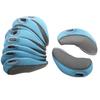 10Pcs Set Fashionable Golf Irons Headcover Ball Head Protect Cover(Gray Sky Blue)