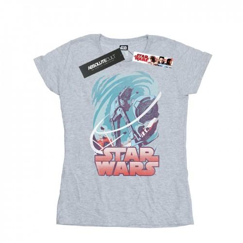 STAR WARS Womens/Ladies Hoth Swirl Cotton T-Shirt