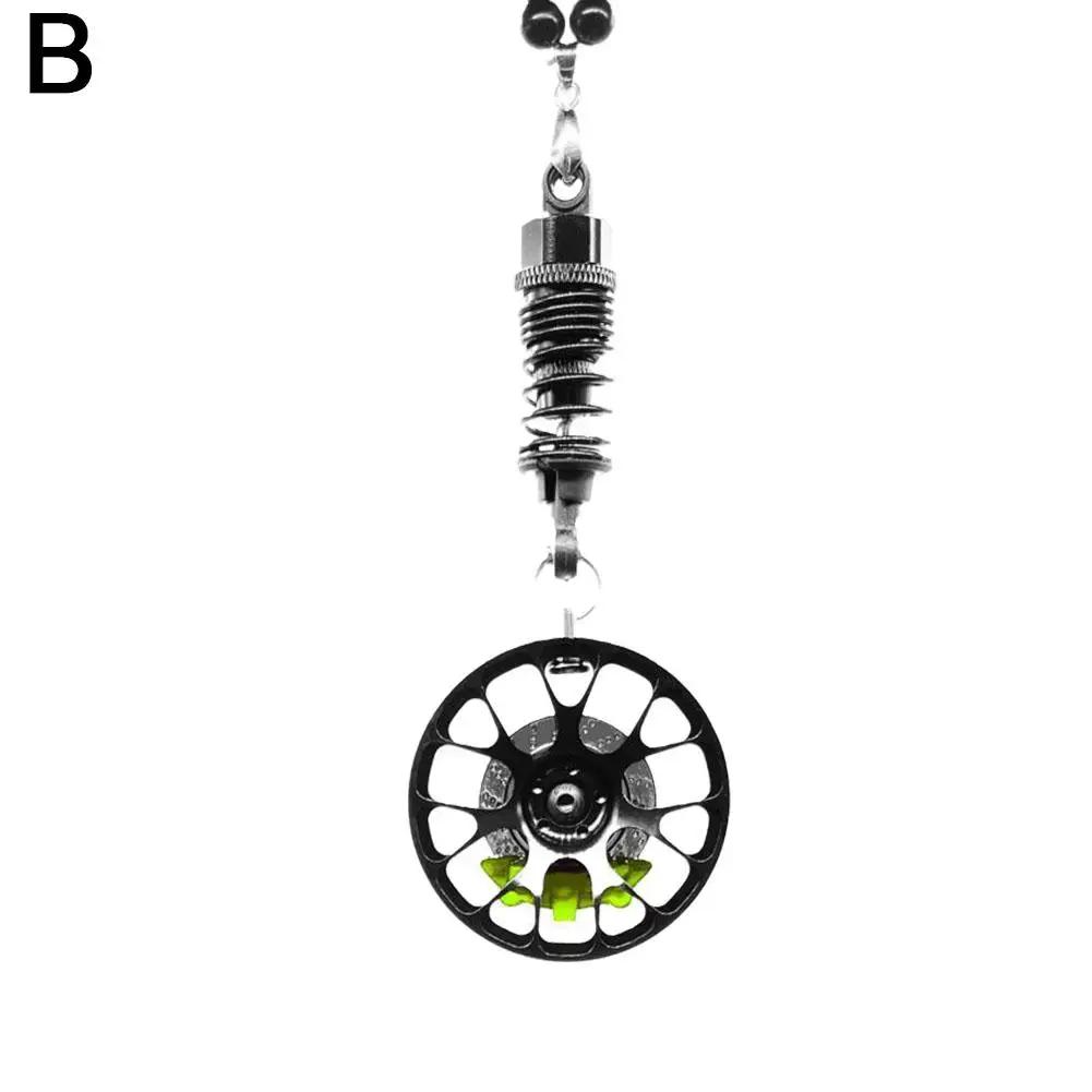 

Креативный амортизатор тормоза ступицы колеса для подвески автомобиля, элитная индивидуальная настройка, украшения для салона автомобиля, аксессуары для салона автомобиля Y0O5 зелёный