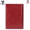 Humerpaul Ladies Wallet First Layer Cowhide Wallet Multi-card Slot Coin Purse with Photo Window Card Holder