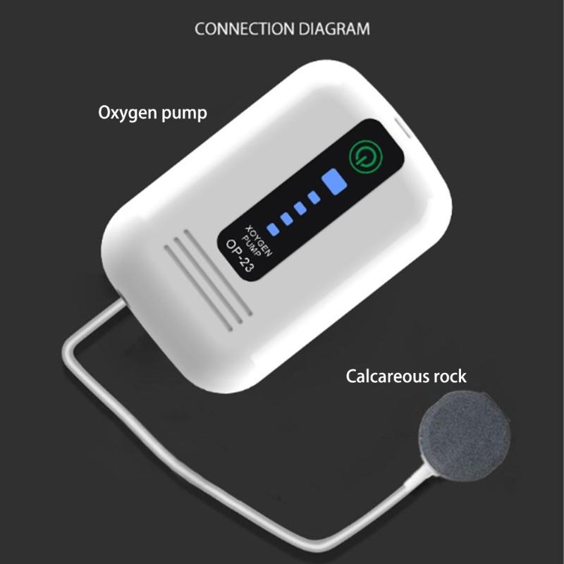 Portable Aquarium Air Pumps,Fish Tanks Air Bubbler,Adjustable Quiet Powerful Oxygen Aerator Pumps for Fish Tanks