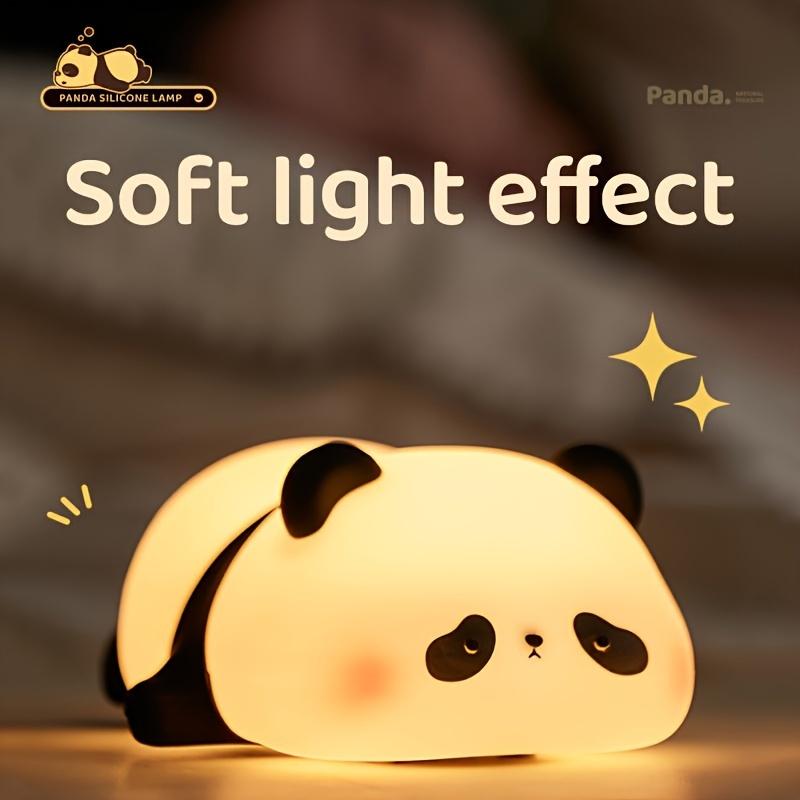 cute pet big face rabbit silicone light USB holiday gift night light bedroom bedside companion, sleeping night light