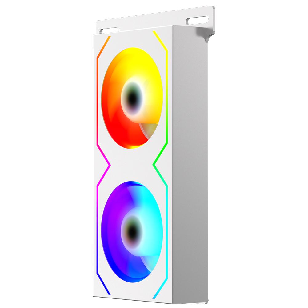 

Новый радиатор охлаждения памяти ПК, 4-контактный ШИМ/5 В, 3-контактный ARGB, 600-3600 об/мин, модуль оперативной памяти, охлаждающий радиатор для DDR4, DDR5, охлаждение оперативной памяти белый