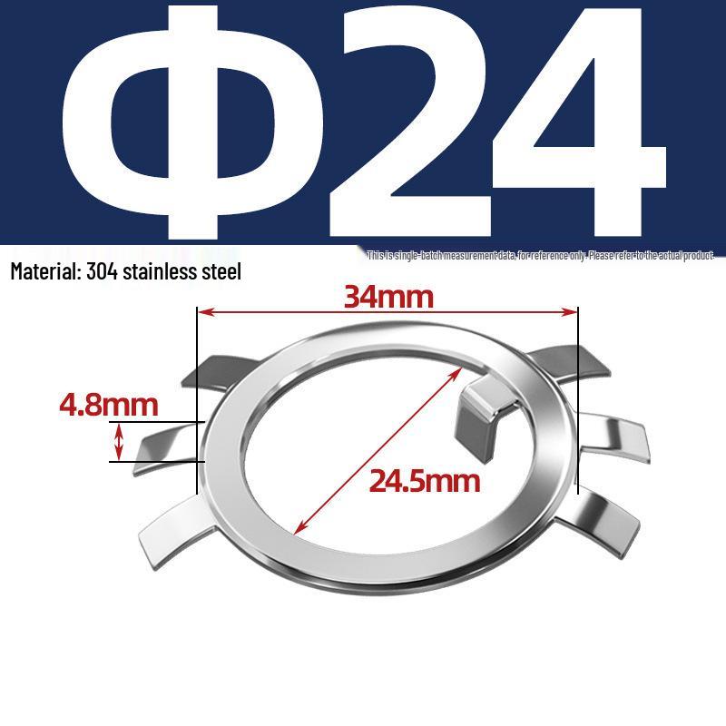 65MN Manganese 304 Stainless Steel Six-Claw Anti-Loosening Lock Nut Washer