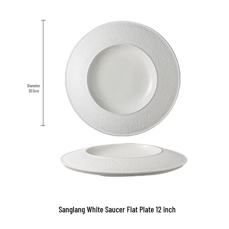 ZISIZ Instagram Style Ceramic Pasta Plate