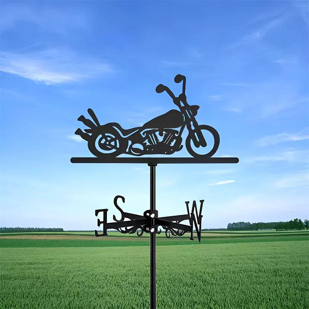 Wetterfahnen-Ornament aus Edelstahl für den Außenhof
