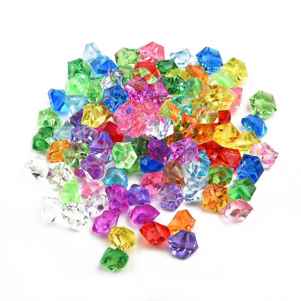 Acrylic Stone Colorful Small Children Jewels 200pcs Highly transparent
