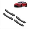 For Honda Civic 2022 11th Carbon Fiber 4X Exterior Door Handle Cover Trim