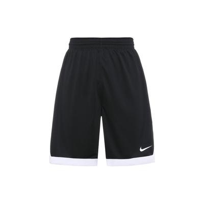 Solid Color Printed Logo Breathable Straight Leg Casual Shorts Men Bottoms Black CQ4365-012