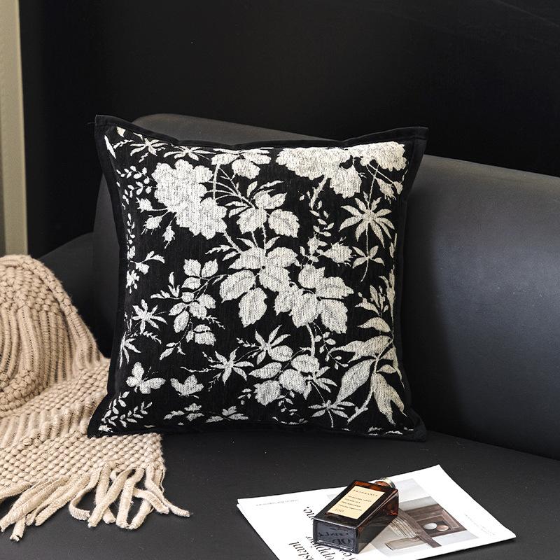 Vintage Light Luxury Chenille Sofa Pillowcase Cojines Soft Decoration Home Throw Cushion Cover Headboard Pillow Covers 45x45cm