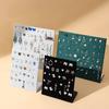 Velvet Jewelry Display Board for Earrings, Necklaces, and Bracelets