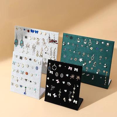 Velvet Jewelry Display Board for Earrings, Necklaces, and Bracelets