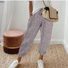 2026 TEMU Women's Striped Print Casual Loose Long Pants with Pockets - European American Style