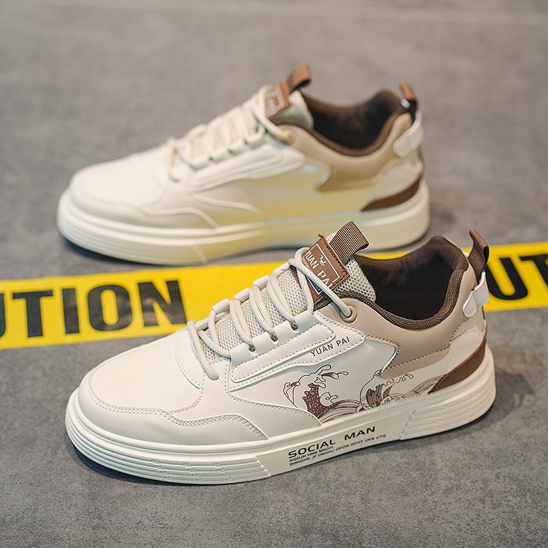 

Мужская обувь, новая весенняя повседневная модная спортивная обувь на плоской подошве, повседневная мужская маленькая белая модная обувь для школьников младших классов 43