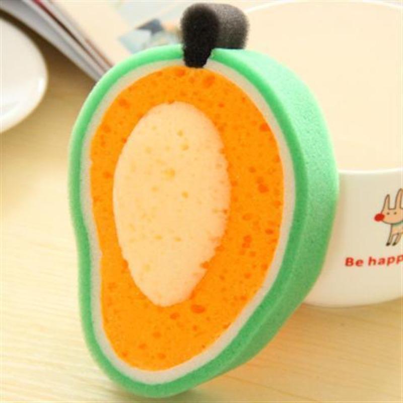Fruit-Shaped Thickened Sponge Dish Towels for Kitchen Cleaning Tool