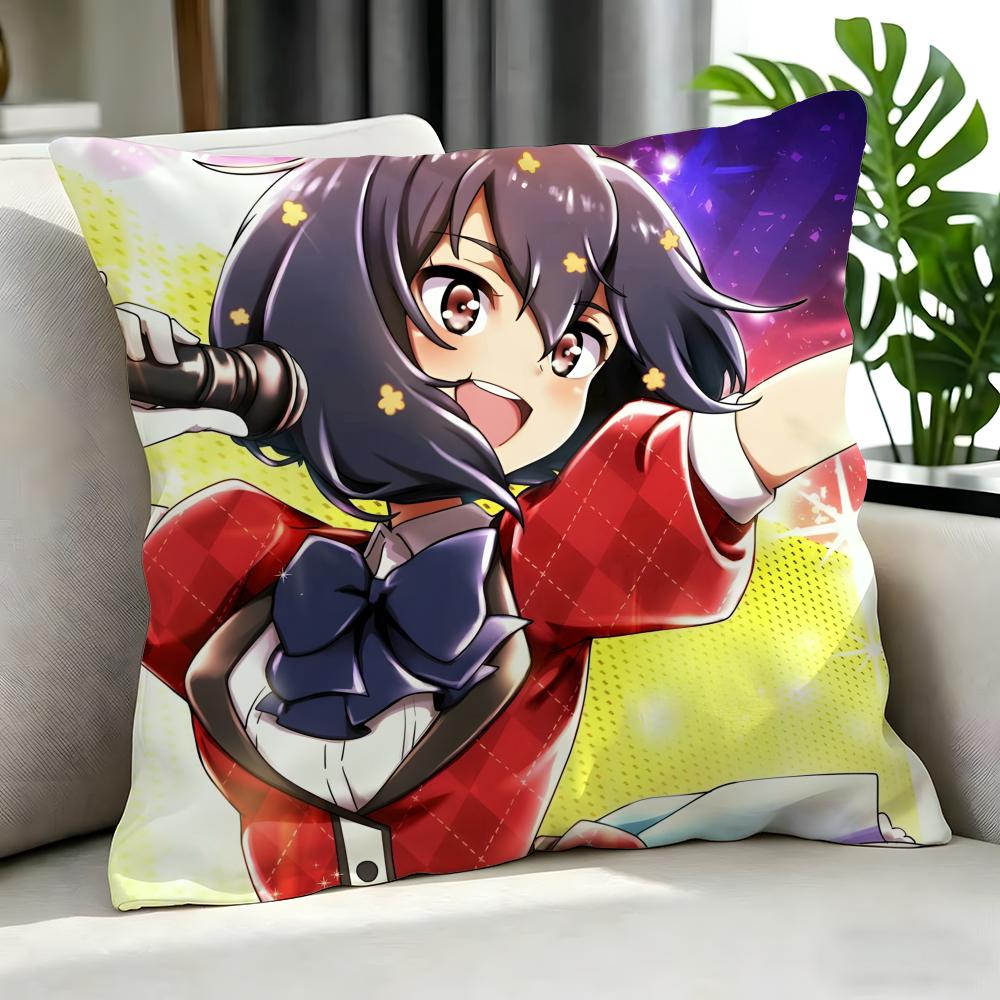 anime Zombie Land Saga Cushion Cover Cushion Cover Set Pcs x x x Pillowcase Decorative Sofa Home Decor