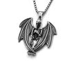 Skeleton with Wings Pendant Pendant, Trendy Men and Women Wearing Titanium Steel Jewelry