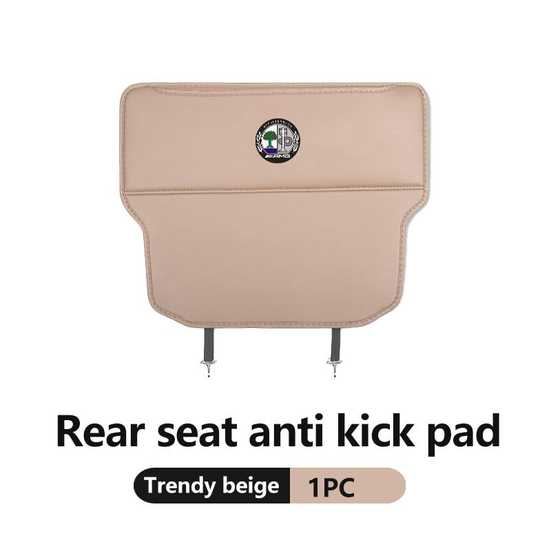 

For AMG Car Logo Seat Backrest Storage Bag Anti-kick Pad Protection Mat Interior Accessories Benz CITAN VITO SPRINTER CLS SLK