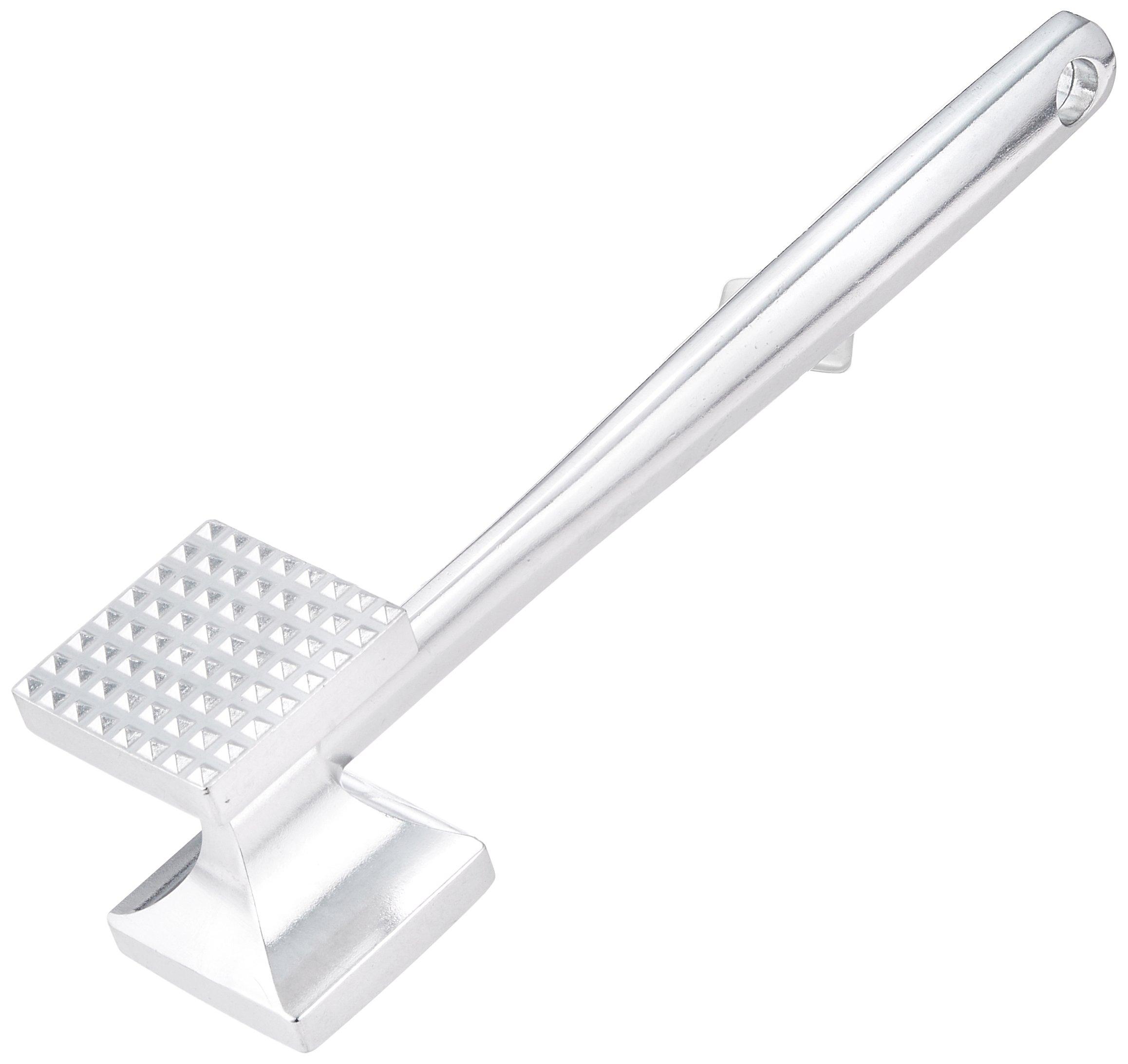

Endo Shoji TKG Meat Aluminum Lightweight and Tenderizing Surface 48 x Overall Length Weight Features both textured and flat surfaces for versatile