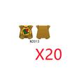 MOC Medieval Military Building Blocks Accessories Ancient Castle Knight Armor Viking Round Dragon Shield Flag Brick Toy Gift R62