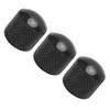 3Pcs Guitar Control Knob Volume Tone Fit Top Set Kit Instrument Accessory ReplacementBlack