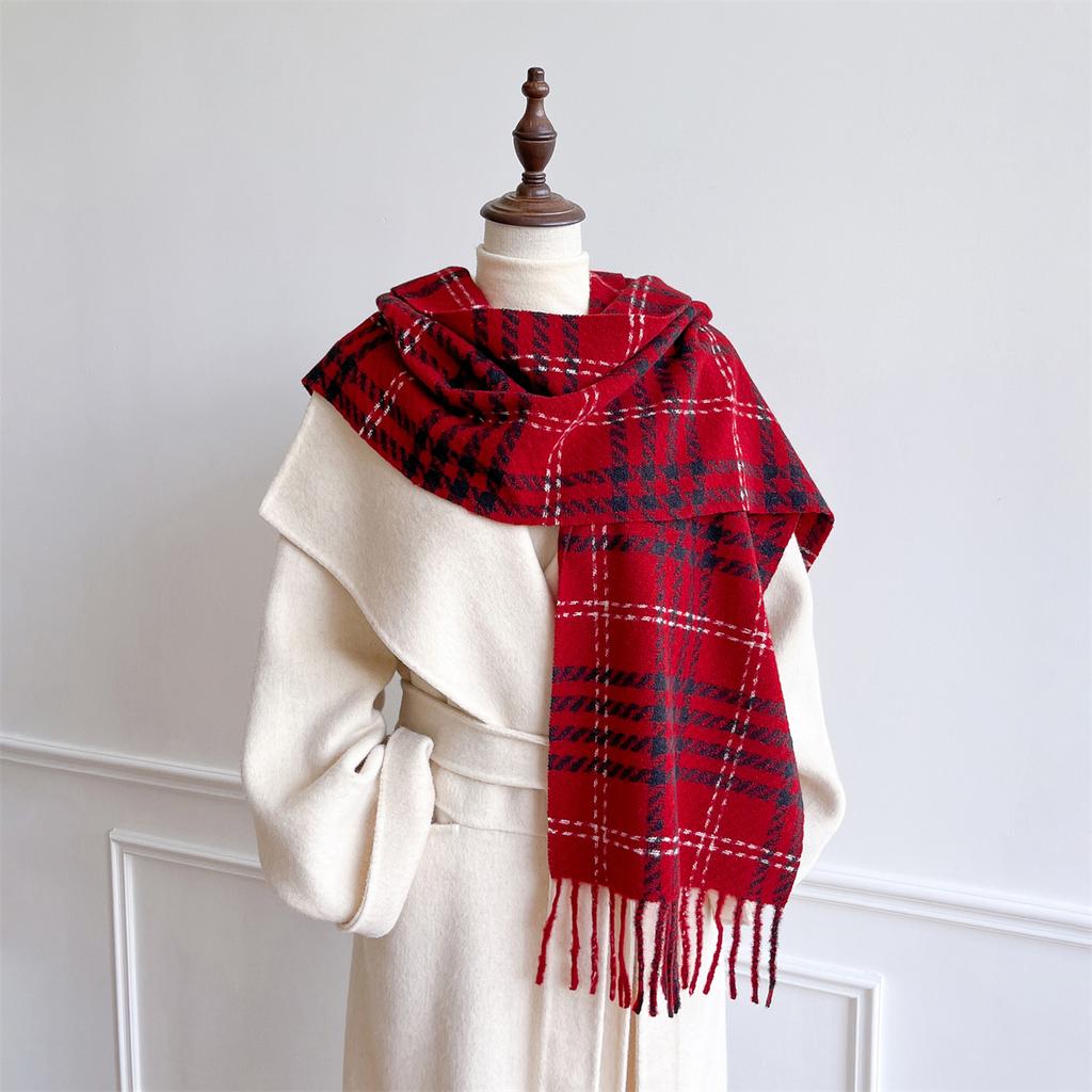 New Winter Shawl Scarves Wrap  Design Cashmere Scarf Women Warm Fashion Pashmina Femal Poncho Neckerchief Echarpe Bandana