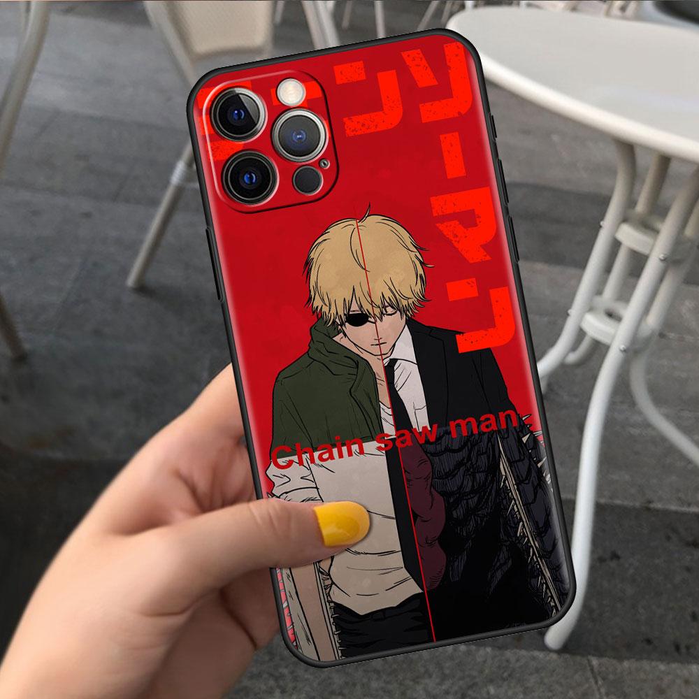 

Противоударный чехол для телефона Apple iPhone 14 11 13 12 Pro Max 7 8 6 6S 14 Plus XR X XS max SE Soft Fundas Anime Chainsaw Man iPhone 6 6S