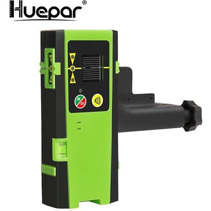 Laser Detector - Huepar - LR-6RG - Digital Receiver - Green and Red Laser - 60m Range rosso