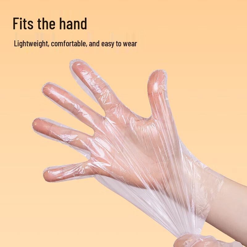 temeiju Disposable Food Grade PE Gloves