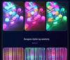 Iridescent Star String Lights: USB-Powered Ambient Decor for Outdoor Camping and Holidays