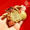 Popular Alloy Lucky Keychain Pendants: Zhuazhou Abacus & Temple Crafts