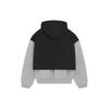 Fear of God Essentials Nylonowa Bluza z Kapturem Jasnoszary Melanż/Jet Black Męskie Bluzki Wielokolorowy 202SP244326F