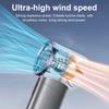 Ręczny wentylator z silnikiem bezszczotkowym 120 prędkości wiatru Silny przepływ powietrza Wyświetlacz cyfrowy Niski poziom hałasu Akumulatorowy osobisty wentylator chłodzący
