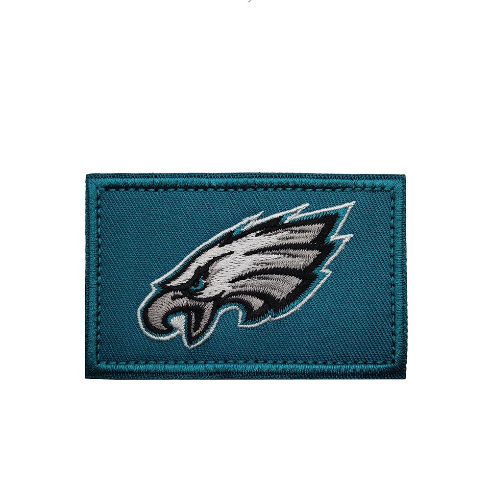 

Логотипи команд НФЛ: Піттсбург Steelers, Міннесота Vikings, Філадельфія Eagles, Raiders