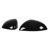 Pair Rearview Mirror Cover Glossy Black Exterior Protector Replacement for Mercedes?Benz C?Class