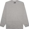 Fear of God Essentials Long-Sleeve T-Shirt Dark Heather Oatmeal Men Tops Grey 125SP242013F