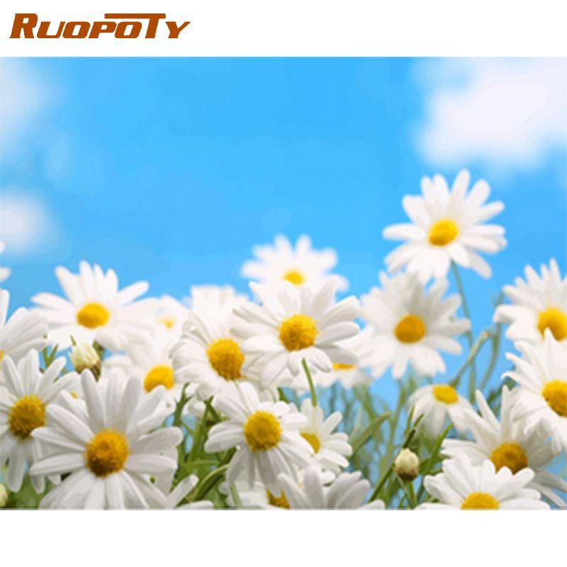 

Ruopoty безрамная картина с животными, цифровая картина «сделай сам», по номерам, акриловая картина, холст, настенное искусство, домашний декор для декора гостиной