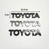 3D schwarz Silber Auto Kofferraum Heck Aufkleber Emblem Abzeichen Decals Dekoration für Corolla Camry Yaris Chr Auris RAV4 hilux logo
