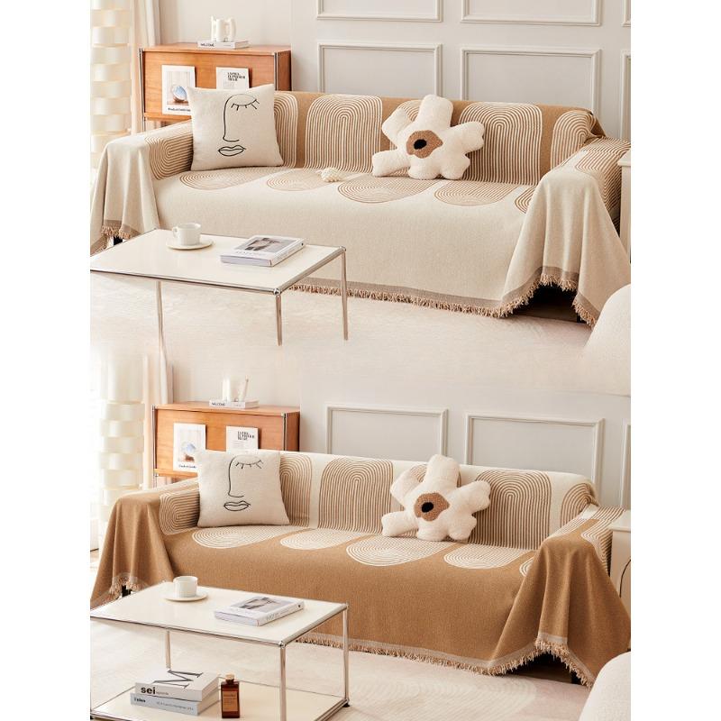 Sofa Cover Cloth Sofa Cushion Towel Cat Scratch-proof Universal Anti-sliding Blanket for Four Seasons