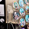 1pc stepped acrylic badge display rack, transparent desktop storage rack suitable for anime bars cards jewelry accessories