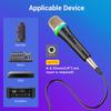 TONOR Dynamic Microphone Plug with 5M XLR Vocal Unidirectional Metal Handheld Wired RGB Compatible with Karaoke and Mixers Home and Outdoor (6.35mm